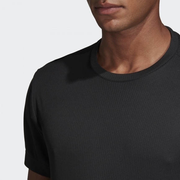 New Adidas Mens Freelift Climachill Tee Black - Picture 7 of 16